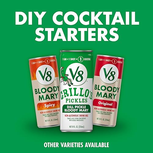 Miniatura 33 de V8 Bloody Mary Mix, lata de 8 onzas líquidas (paquete de 6)