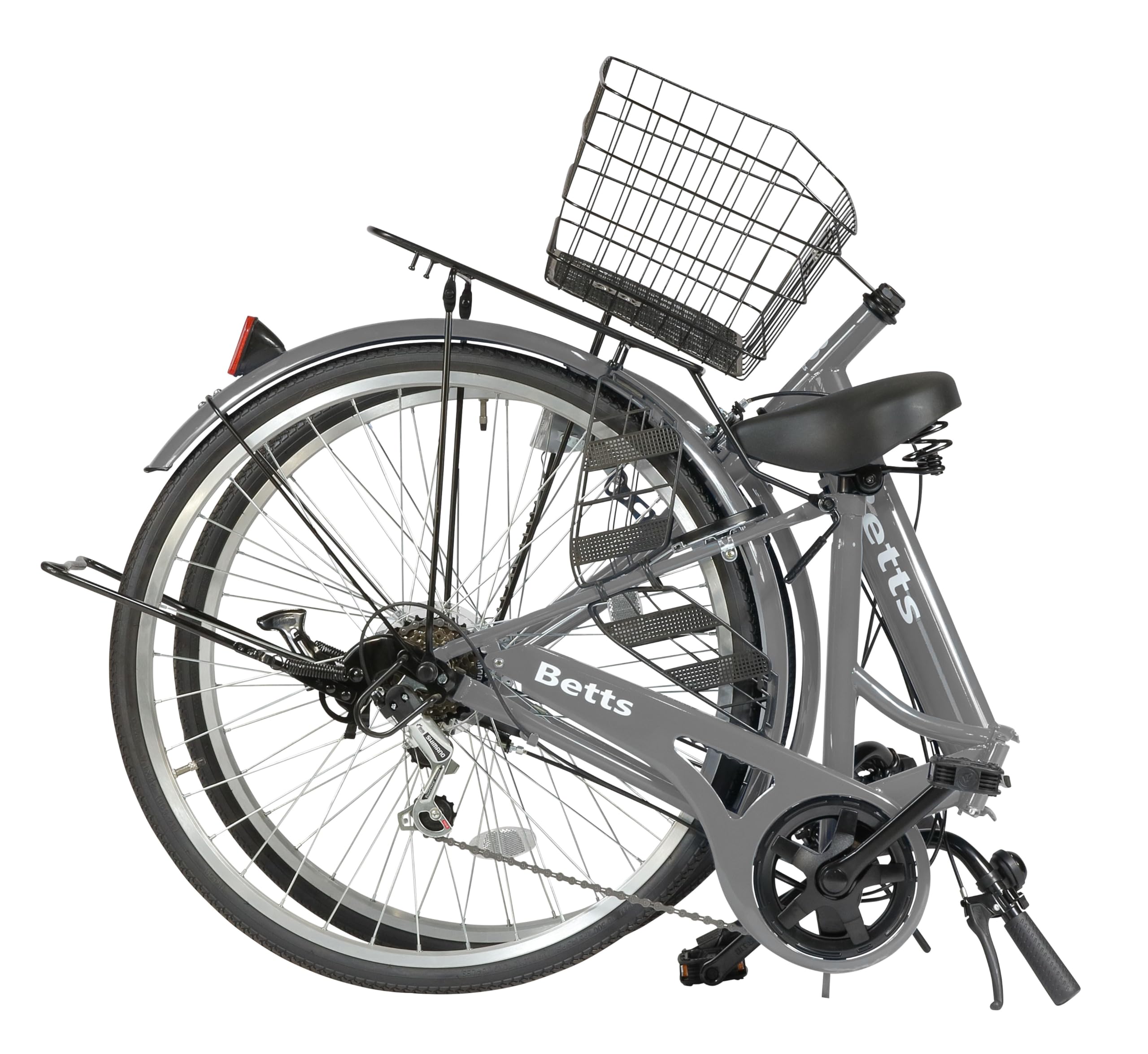 Amazon | AERO 防災サイクル 26型 折りたたみシティサイクル グレー