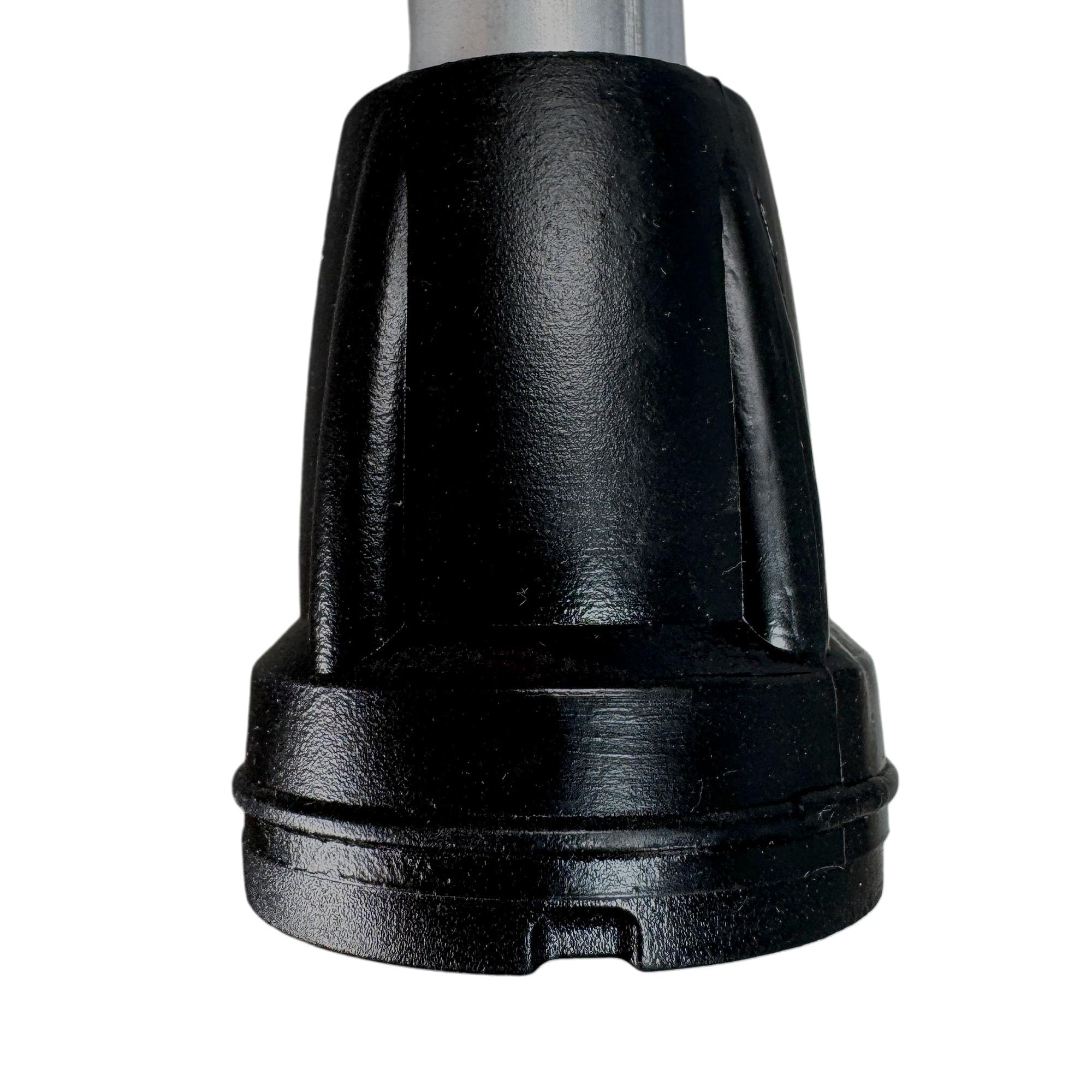 Stampelle Ortopediche Regolabili in altezza (2 unità) Ultraleggere, Stampelle Canadesi, Stampelle antiscivolo (NERO)