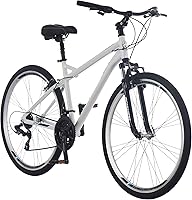 Schwinn Network 1.0 700c Hybrid Bike for Men & Women - 21-Speed Aluminum Frame, Suspension Fork, Comfort Ride