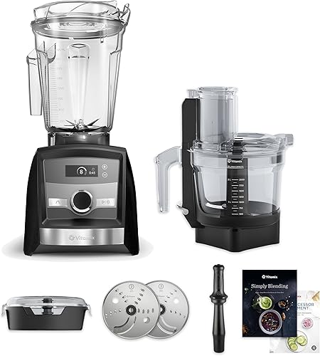 Vitamix Ascent Series A3300 SmartPrep - Sistema de cocina, color negro, 64 onzas líquidas