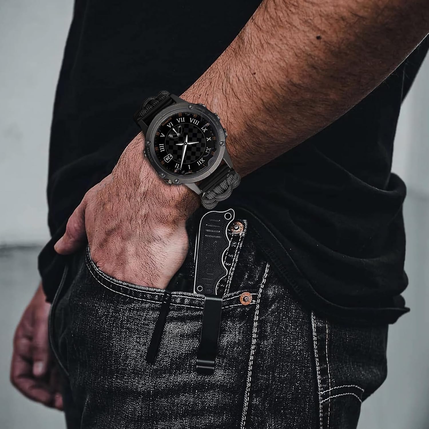 Compatible With Garmin, Paracord Watch Band Sports Strap For Fēnix/Forerunner/Vivoactive/Approach/MARQ/quatix/D2 Series Tough Replacement Band For Men - Image 7