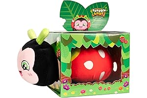 Scentco Snuggle Bugs Ladybug: Strawberry Scented Plush Toy for Kids and Aromatherapy