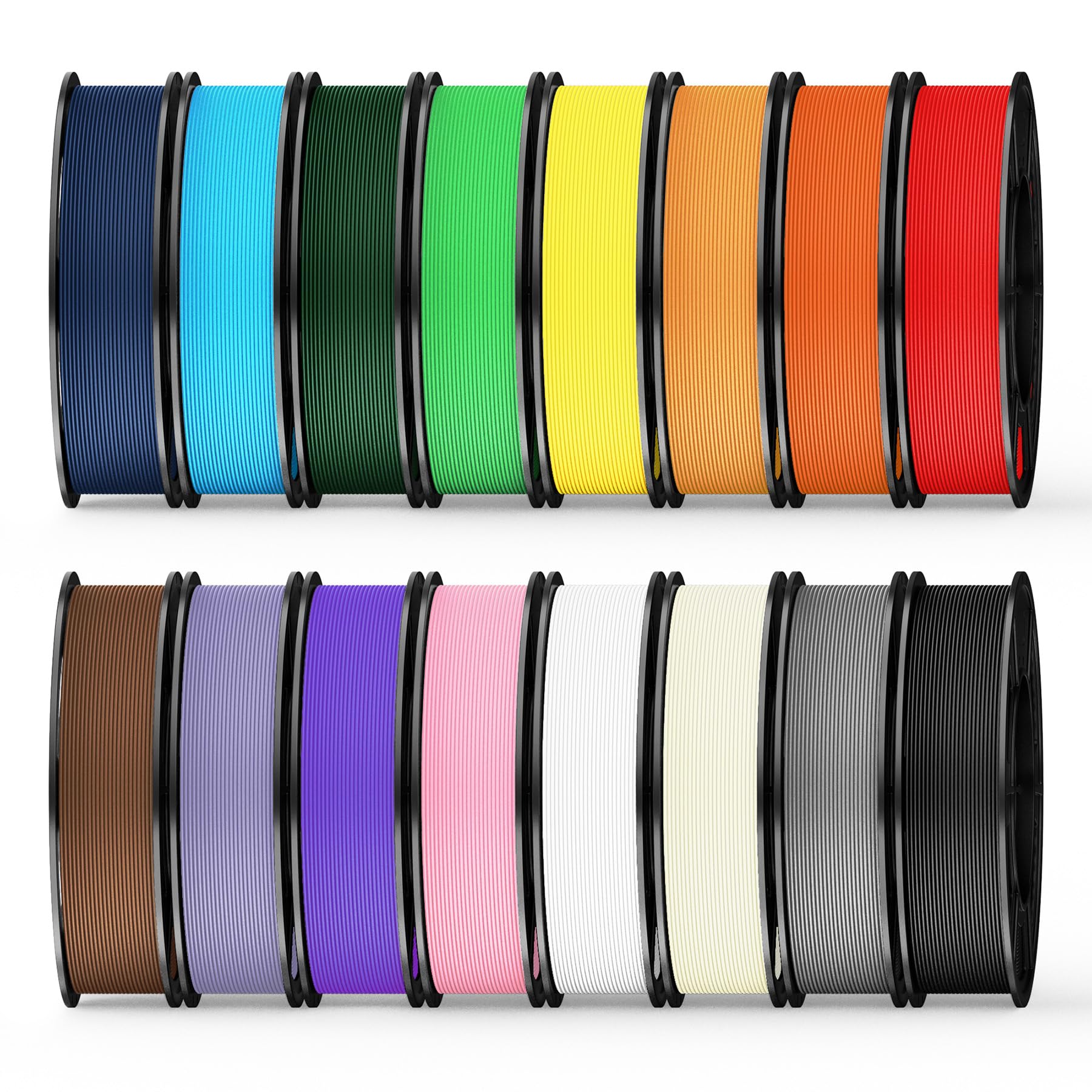 UJOY3D 16 Color Pack Hyper PLA+ Filament Bundle, High Speed PLA+ 0.25kg*16