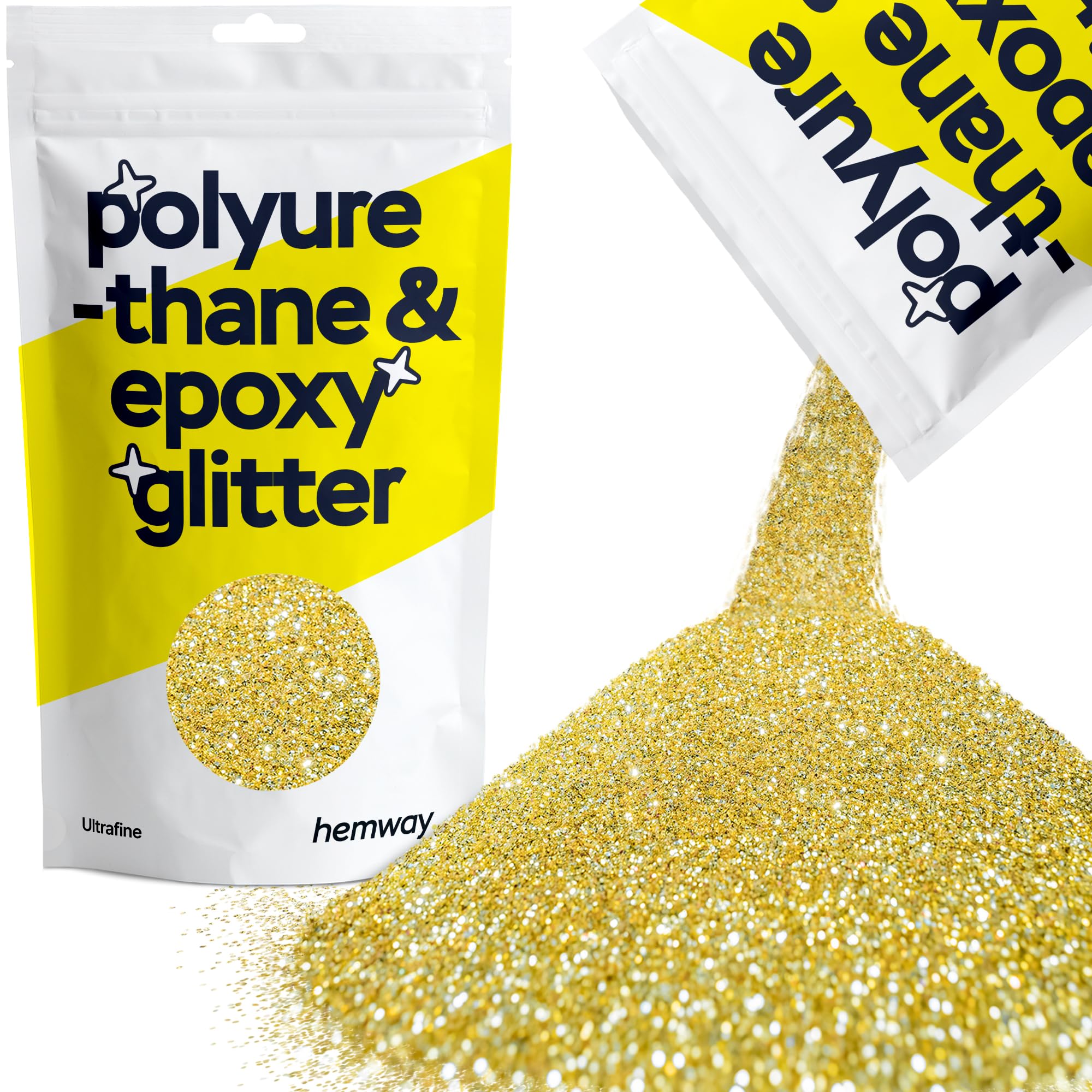 Hemway Resin Glitter Bronze Brown 100g Super Chunky | Polyurethane & Epoxy Glitter for Resin Crafts, Tumblers, Coasters, Floor & Table Art — view 196