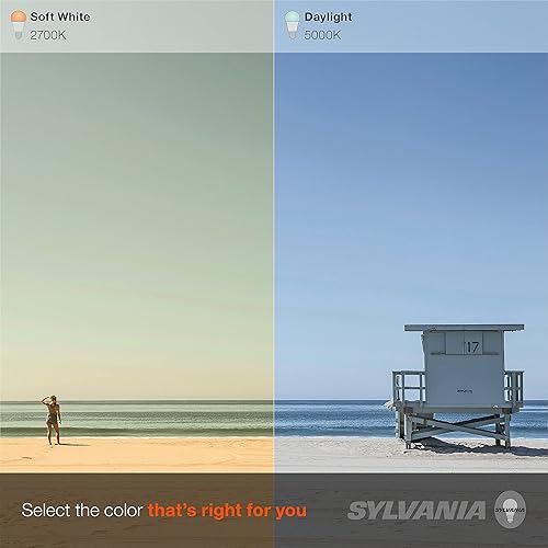 Miniatura 8 de SYLVANIA - Bombilla LED TruWave Natural Series Décor B10, equivalente a 60 W, eficiente 5.5 W, base de candelabro, regulable, transparente 2700 K,