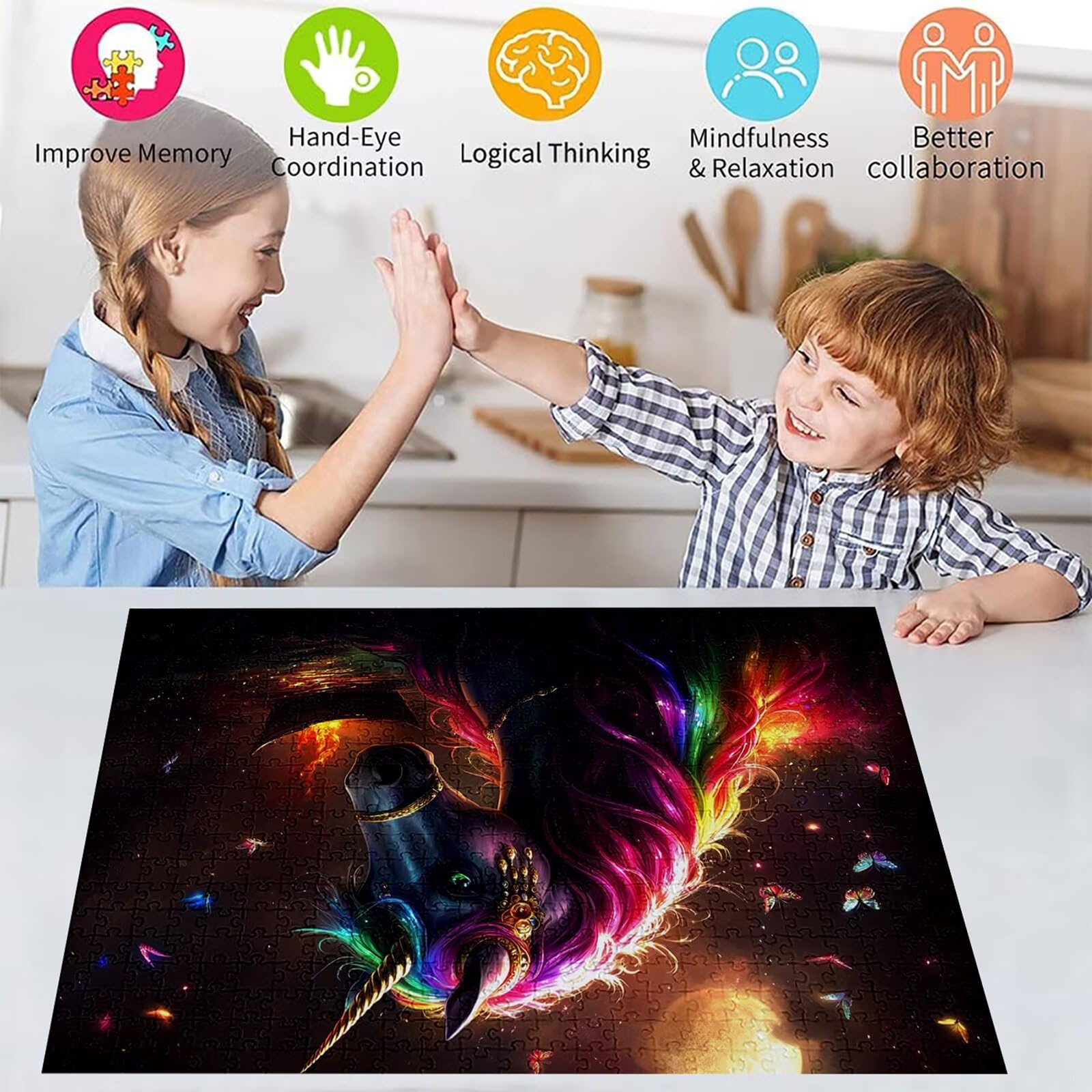 Puzzle 3000 elementów koń puzzle dla dorosłych łódź 122 x 81 cm unikalne rzemiosło klasyczne 3D drewniana układanka do rodzinnych gier aktywnych, układanka zrób to sam do dekoracji ścian domu