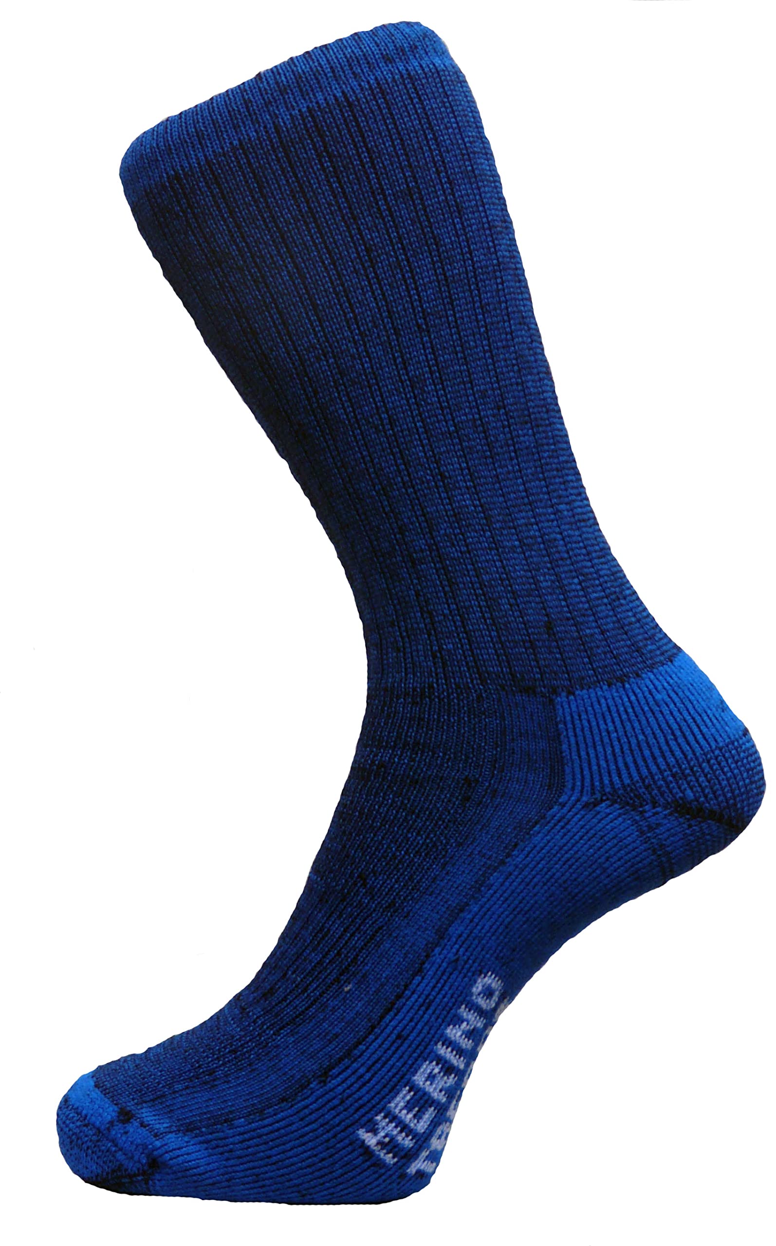 Merino Treads All Day Feet Socks 100% Australian Made Merino Wool (Men's 3-9 US, Cobalt)