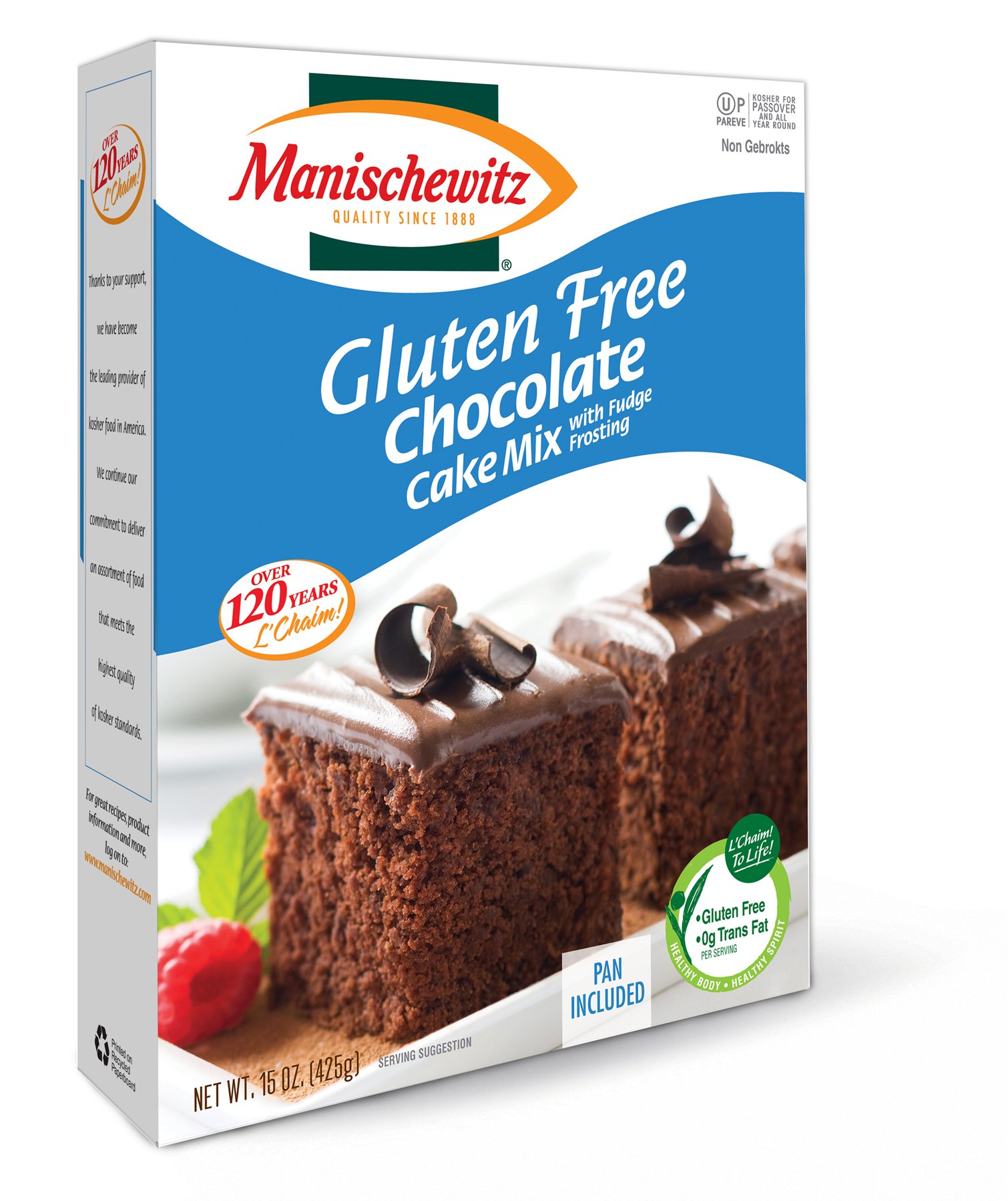 Manischewitz, Mix, Cake, Choc, Gf, 12/15 Oz