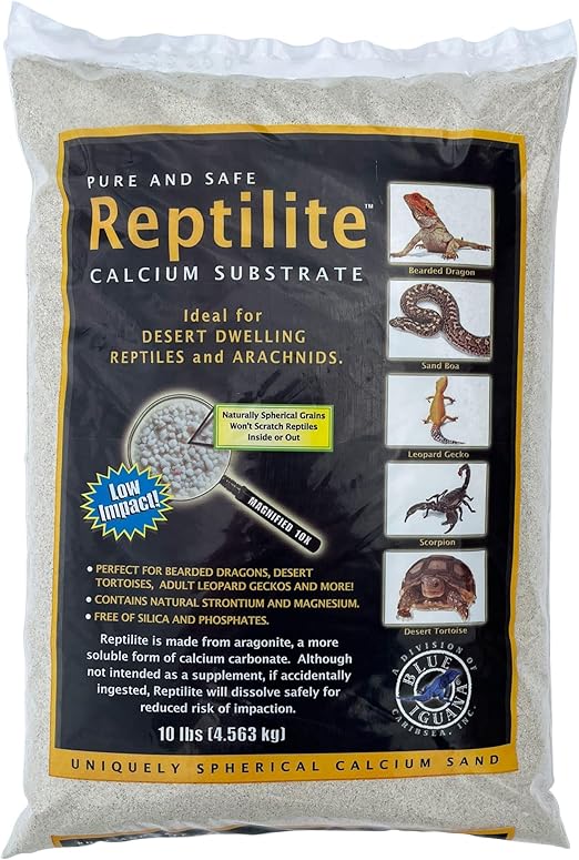 Carib Sea Reptilite Natural Calcium Sand 10LBS