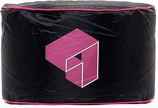 Gouchee Home Siteazee Bean Bag Ottoman/Pouf for Gaming Pink.