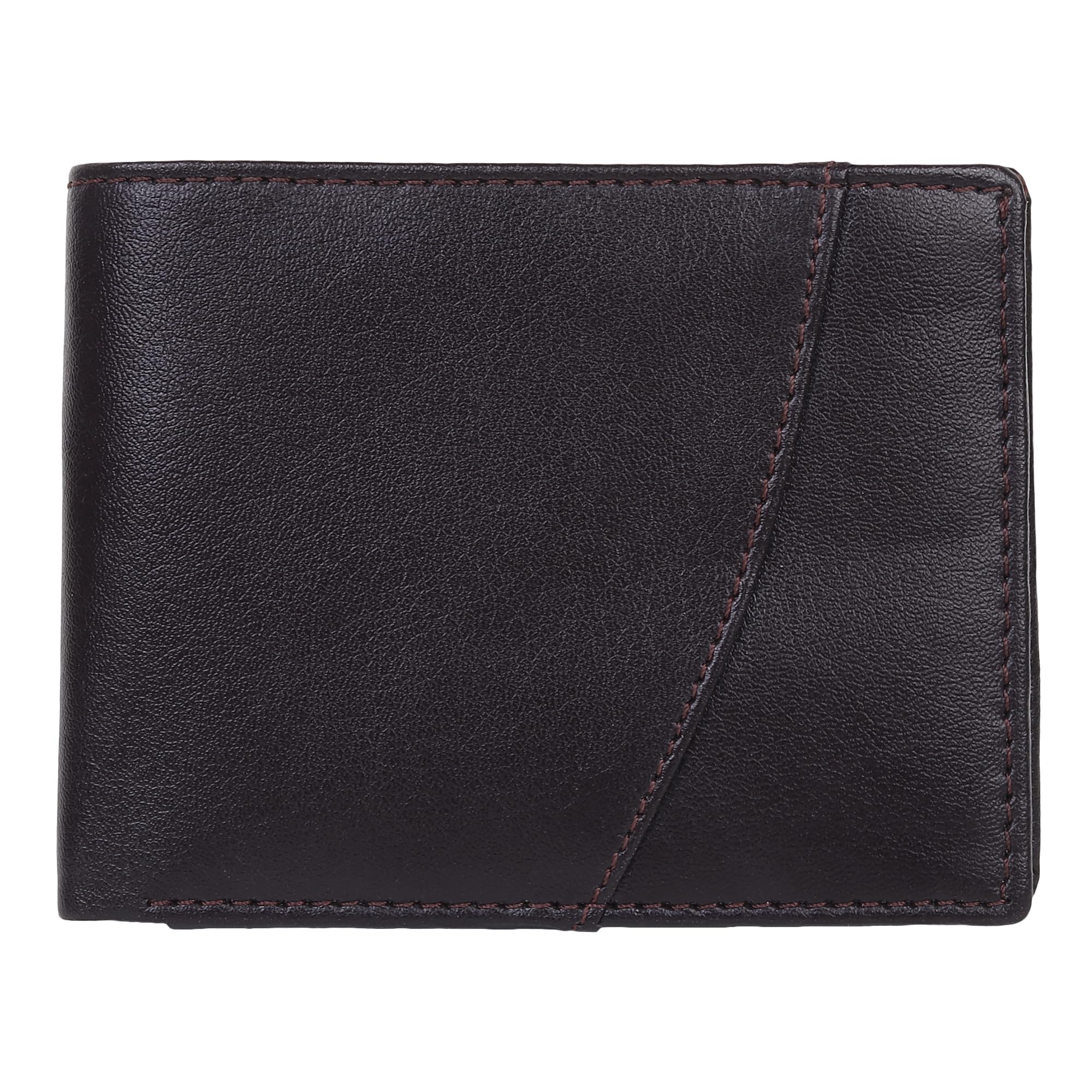 Sunshopping Men’s Formal Artificial Leather Wallet (ZNC-95) (Black)