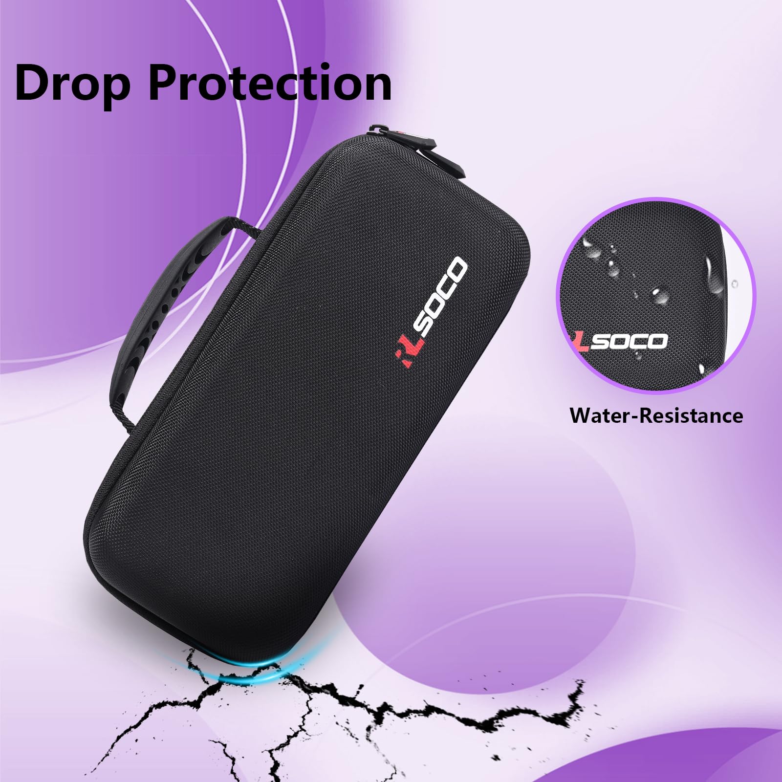 RLSOCO Tasche für Fifine XLR Gaming Mikrofon AM8 & für RØDE PodMic Dynamisches XLR/USB Sprechermikrofon (Nur Tasche)