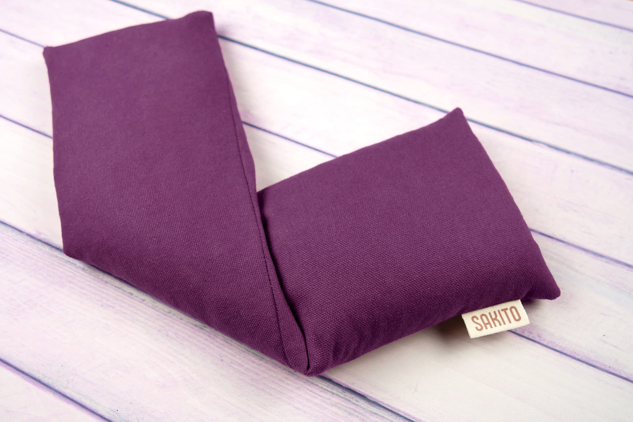 Cuscino Termico Microonde (43x12 cm) - Sollievo Naturale per Dolori Cervicali, Lombari e Mestruali, Uso a Caldo o a Freddo - Elevata Ritenzione del Calore - Profumo di Lavanda - Scatola Inclusa