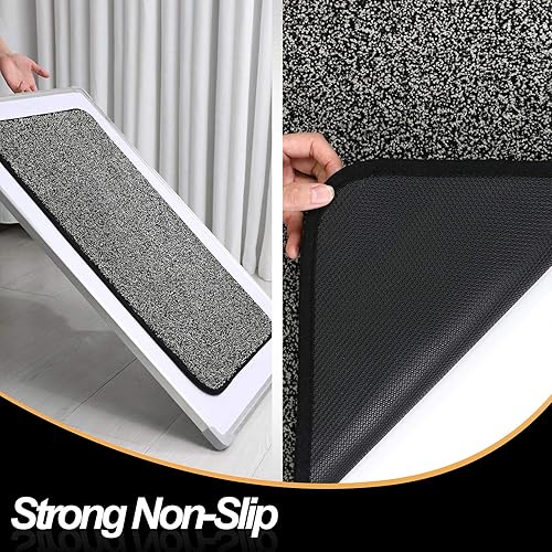 Vista 20 de ITSOFT Alfombra de poliéster antideslizante para puertas de interior y exterior, súper absorbente y lavable a máquina Beige