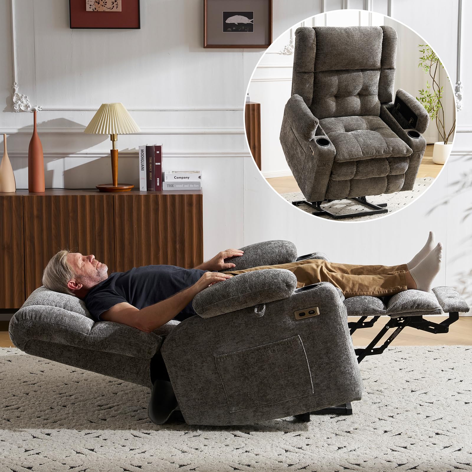 Rhevoy Power Lift Recliner