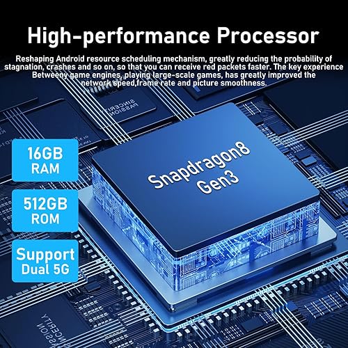 Miniatura 7 de Teléfono 16PROMA X 5G, teléfono celular desbloqueado de 16 GB+512 GBpantalla HD de 6.99 pulgadas68 MP+cámara de 108 MP7000 mAh, tarjeta SIM