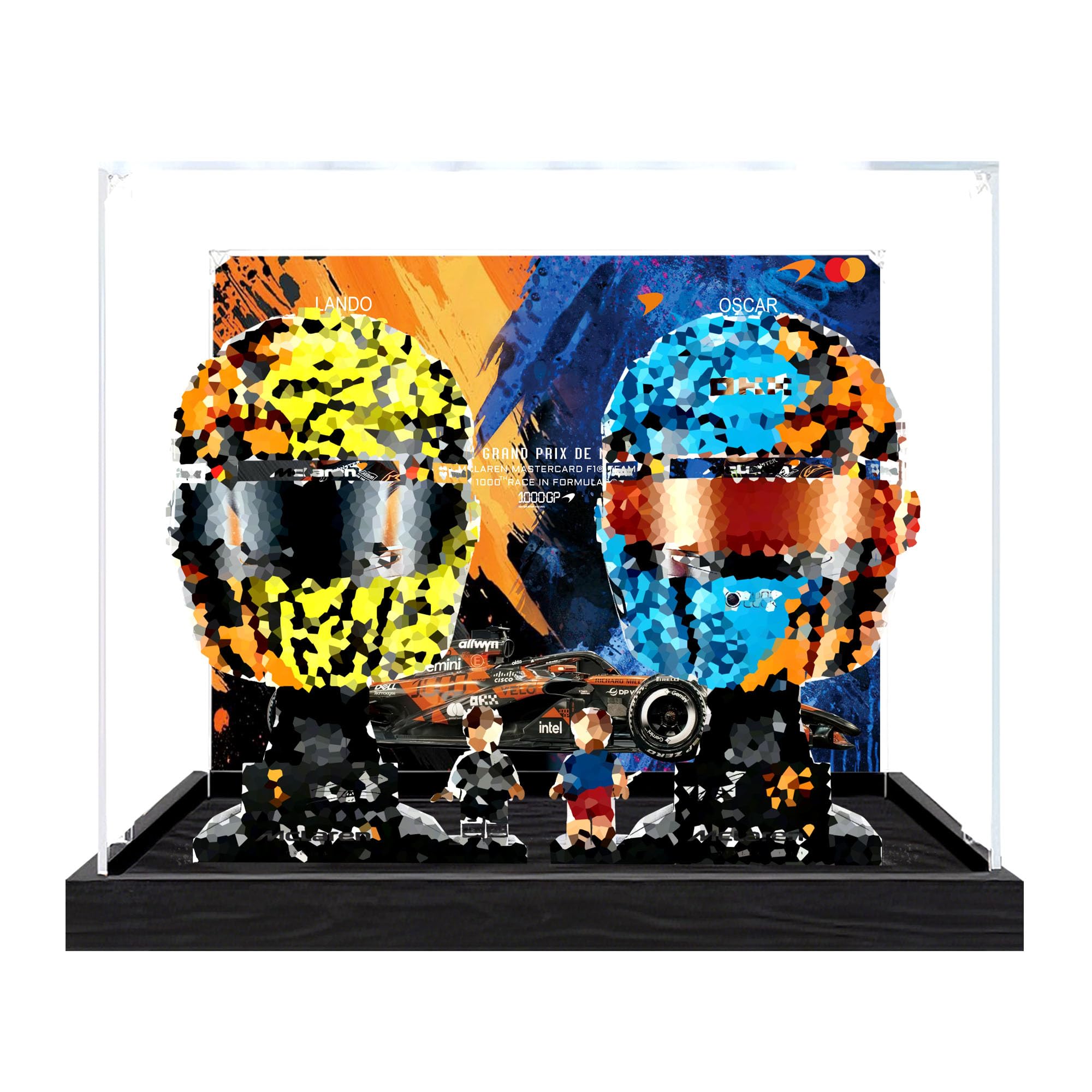 Clear Acrylic Showcase Box for Le-go 43017+43023 Sets (Background 2)