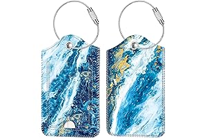 Fintie 2-in-1 RFID Luggage Tags with Privacy Address Cards