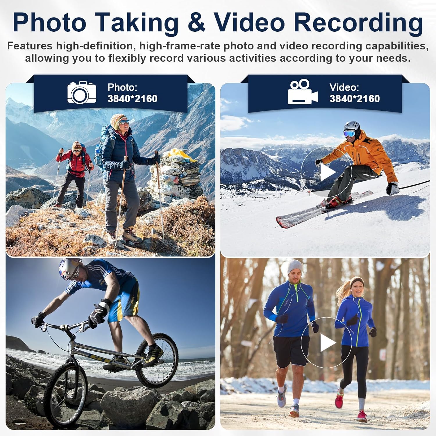 Mini Body Camera with 32GB Card, 4K Wearable Action Camera with 1.47” HD Screen, 140° Wide Angle, Magnetic Necklace & Mounts, APP Sharing, Loop Recording, POV Cam for Work, Sports, Pets & Daily Life