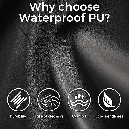 Miniatura 6 de LSSBOUGHT Juego de 2 sillas de comedor de poliuretano tapizadas Parsons con clavos de cobre y patas de madera maciza para comedor, restaurante