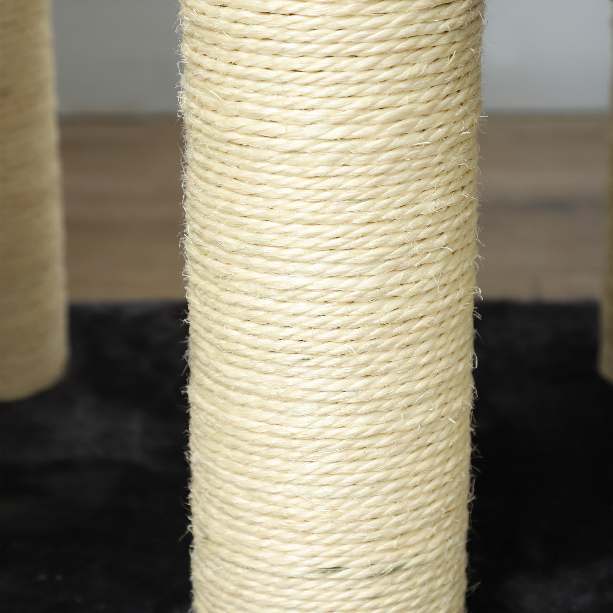 PawHut Tiertreppe Katzentreppe Hundetreppe 4 Stufen Treppe für Katze und Hunde Plüsch Grau 60 x 42 x 61 cm | Haustiertreppe, Hundetreppe, Hunderampe, Einstiegshilfe für Bett, Sofa, Couch