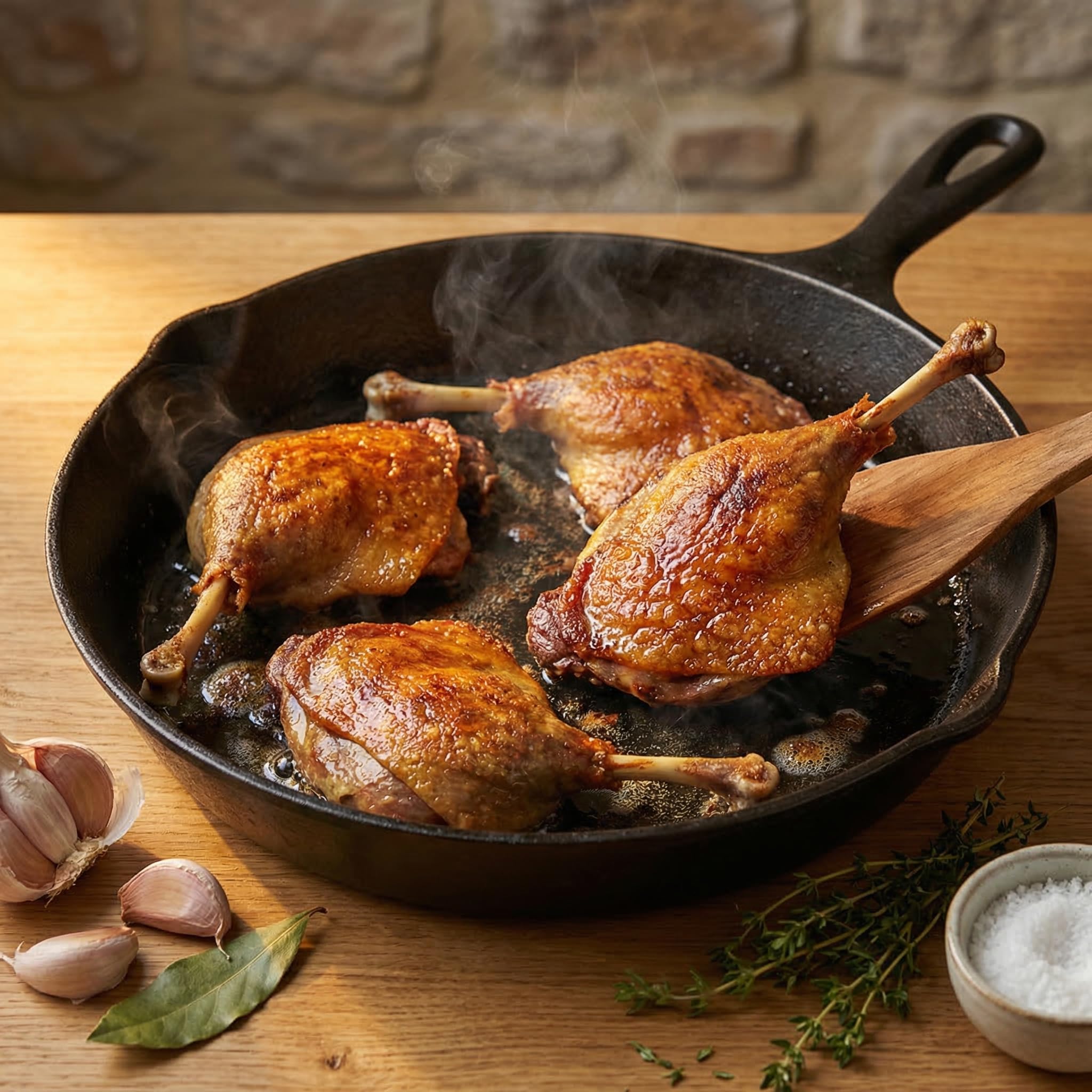Confit de canard du Périgord 4 cuisses 1350g