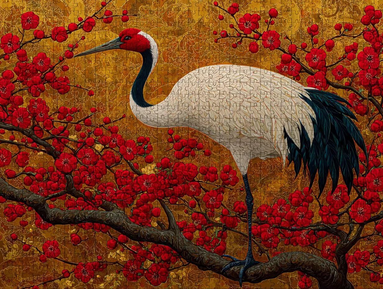 Puzzle Arte con Scatola Animale, Albero Puzzle Legno 5000 Pezzi Adulti 156x105cm, Attività di Intrattenimento ad Alta Difficoltà, DIY Classici Gioco, Jigsaw Per Tutta La Famiglia, Regalo, 8-5216