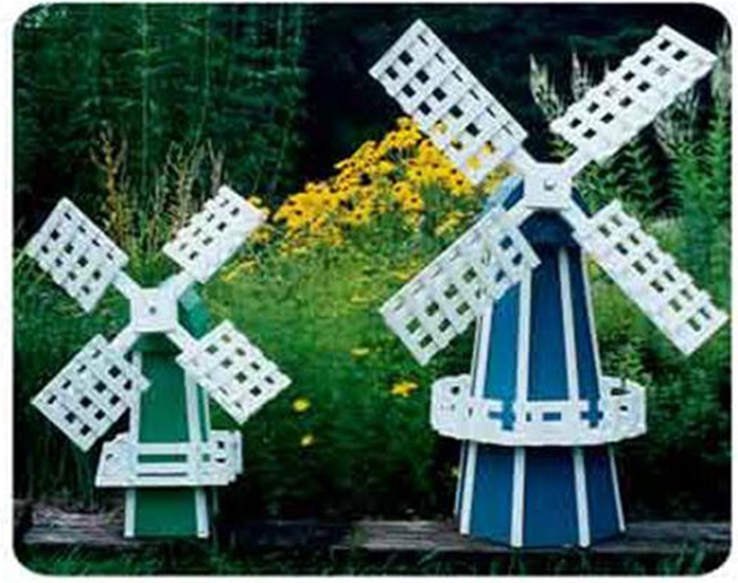 Woodcraft Project Paper Plan To Build Garden Windmill 2 Pack - Material Not Included