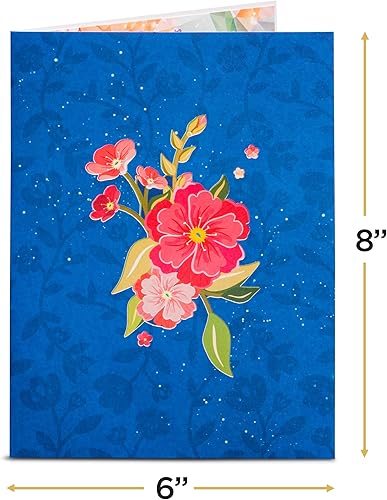 Miniatura 2 de Frndly by Paper Love, tarjeta desplegable de bicicleta floral, para todas las ocasiones, cumpleaños, día de la madre, día de San Valentín, gracias,