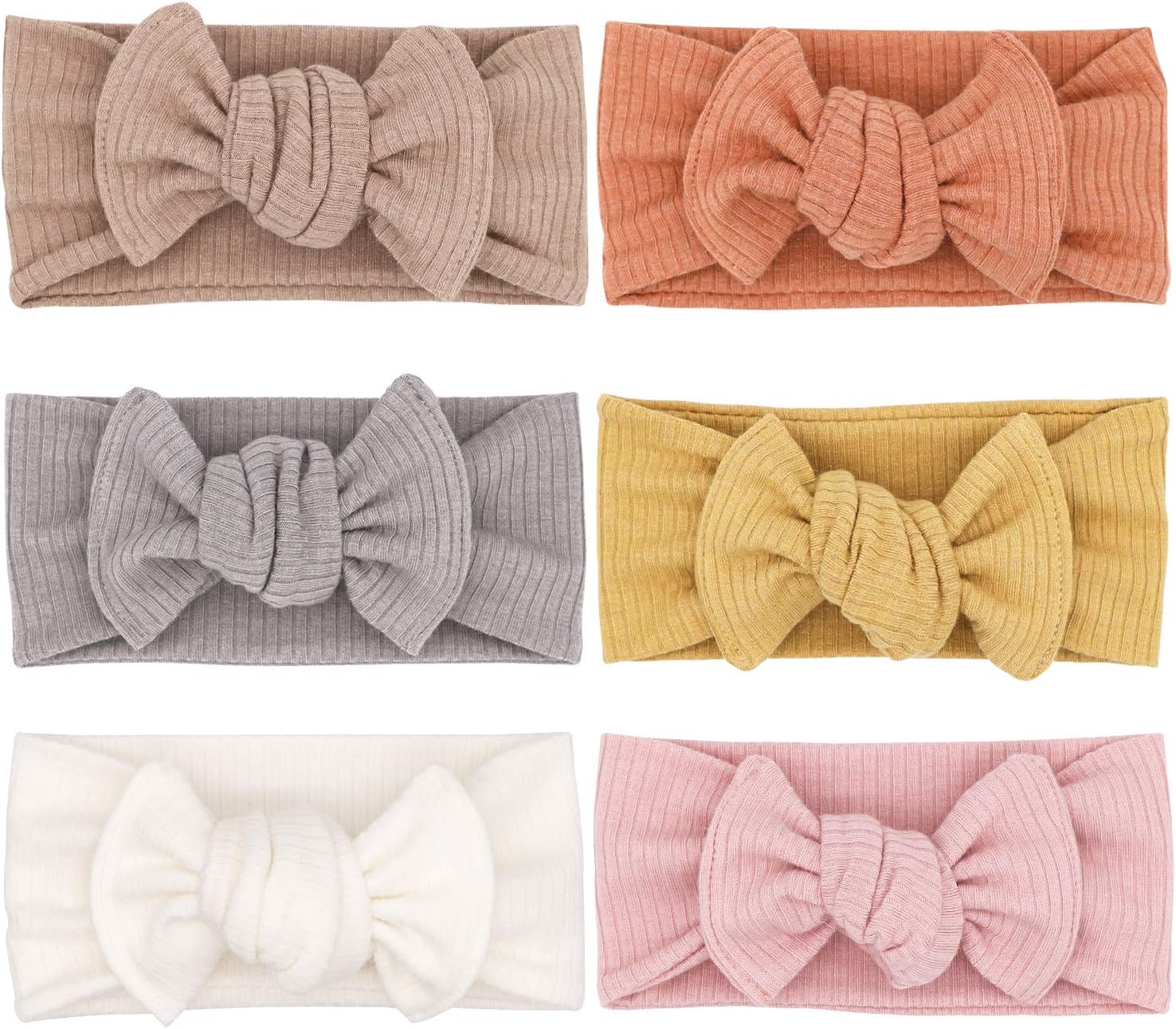 Baby Girls Headbands with Bows Infant Toddler Headwrap Hair Accessories