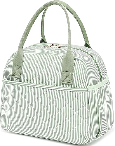 Miniatura 17 de CAMTOP Lonchera para mujer, bolsa de almuerzo aislada, lonchera con hielera térmica, a prueba de fugas, con diseño acolchado, bolsa de almuerzo Todo