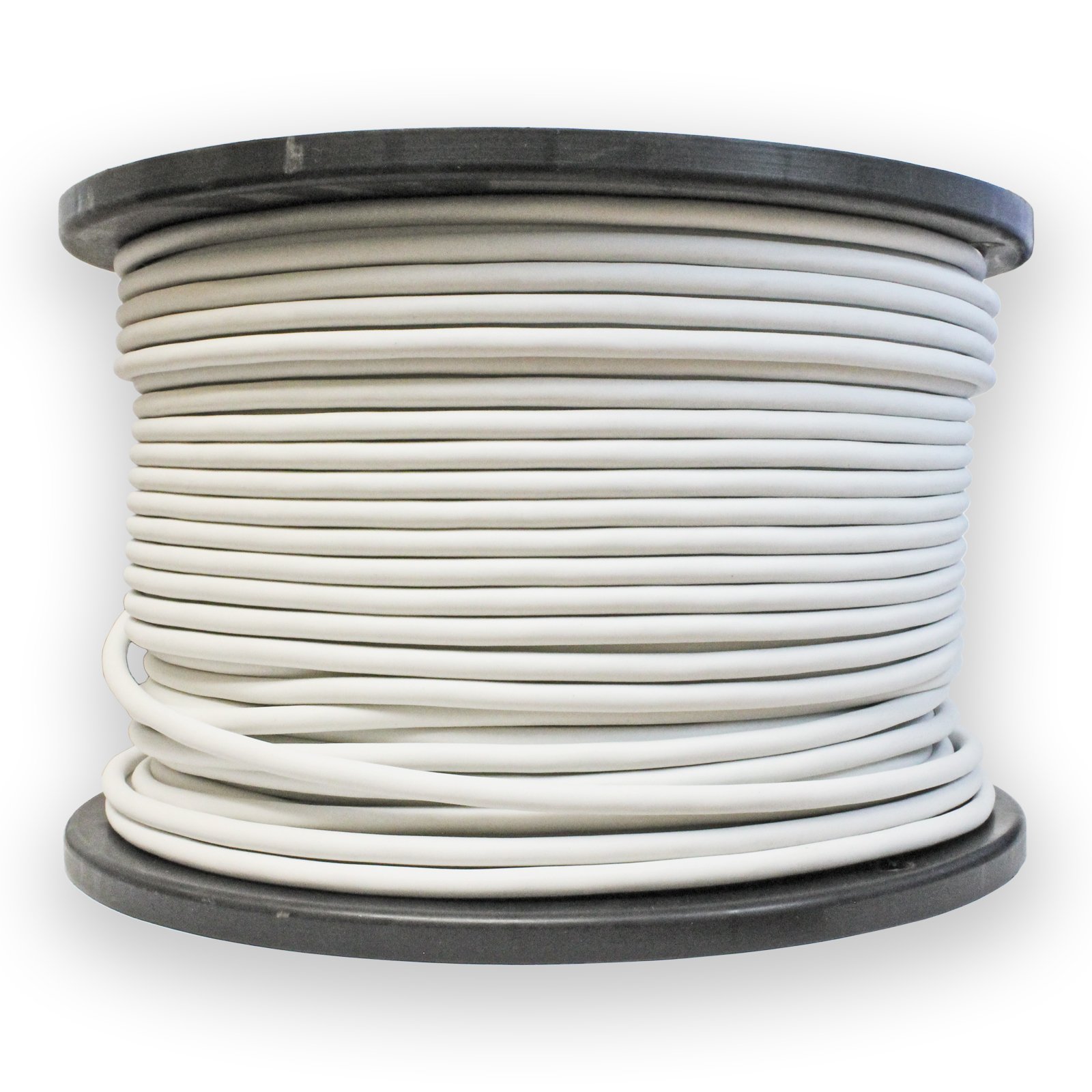 500 Ft Spool of Balanced Pro Audio Wire for XLR TRS 2 Conductor 3 with Shield (White)