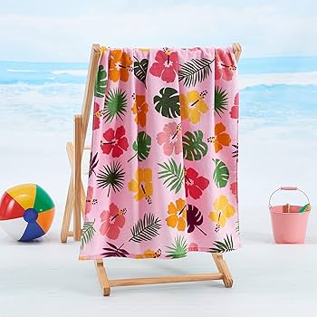 タオル・ハンカチ POP OUT Beach Towel Amazon.com: ModaQua Colorful Flower Polka Dots Beach Towel