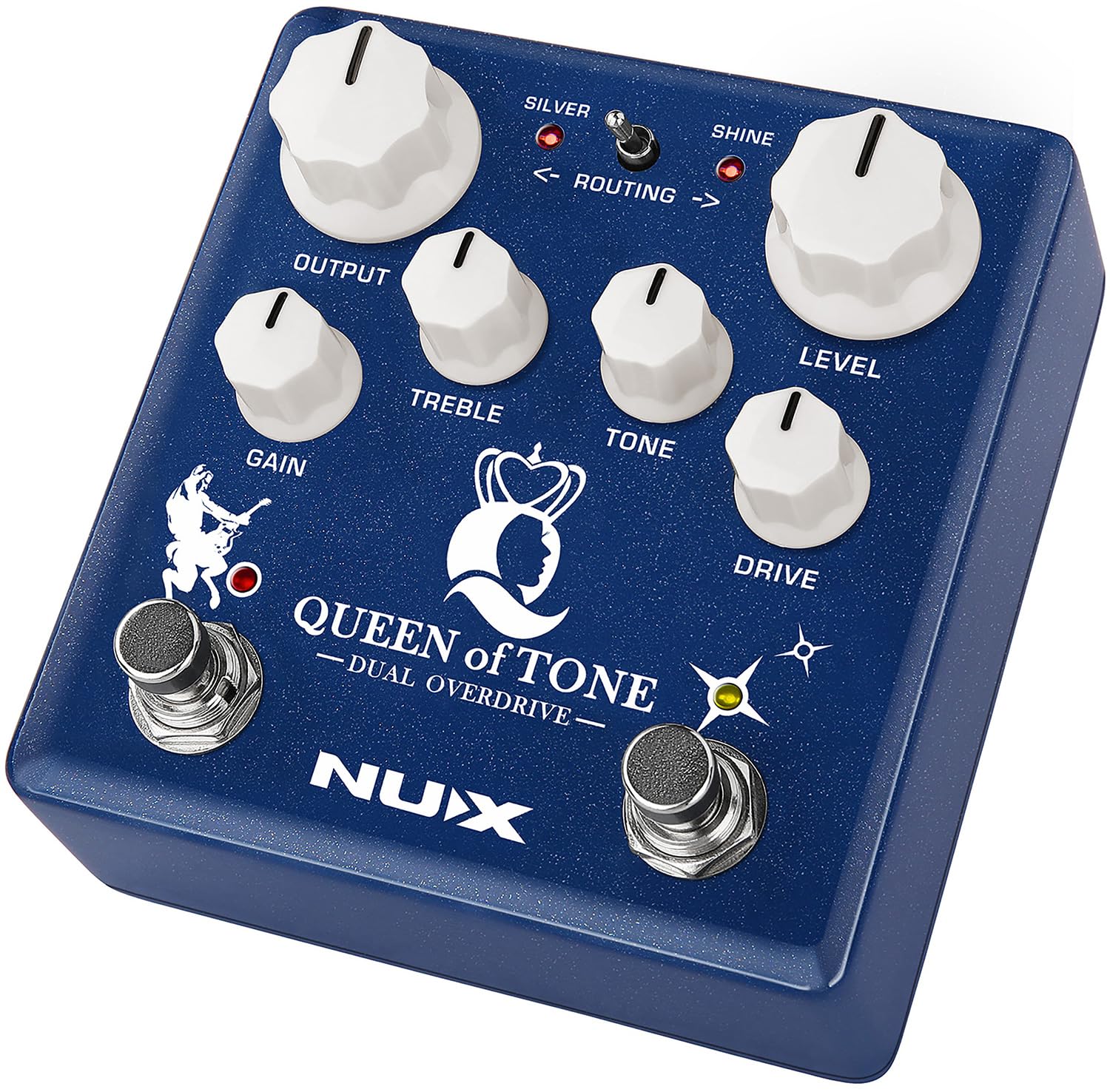 NUX QUEEN of TONE デュアルオーバードライブ NUXからデュアルODペダル「Queen of Tone」が発売！