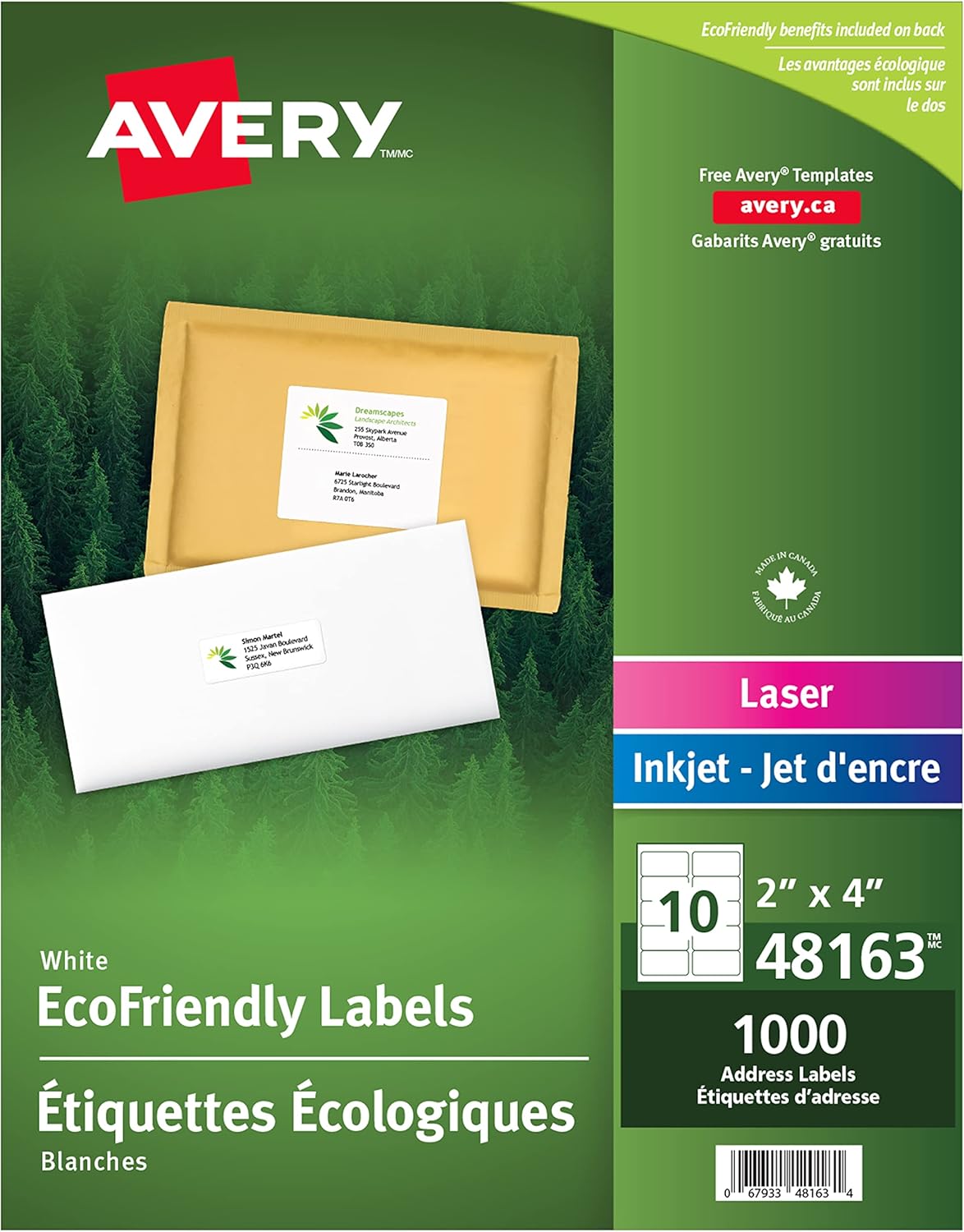 Avery Mailing Label