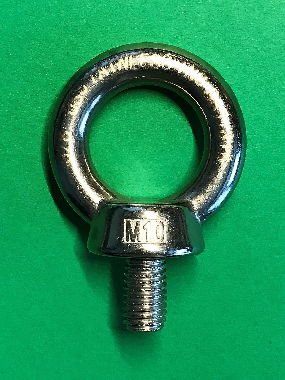 US STAINLESS Stainless Steel 316 Lifting Eye Bolt 10mm M10 Marine Grade Heavy Duty