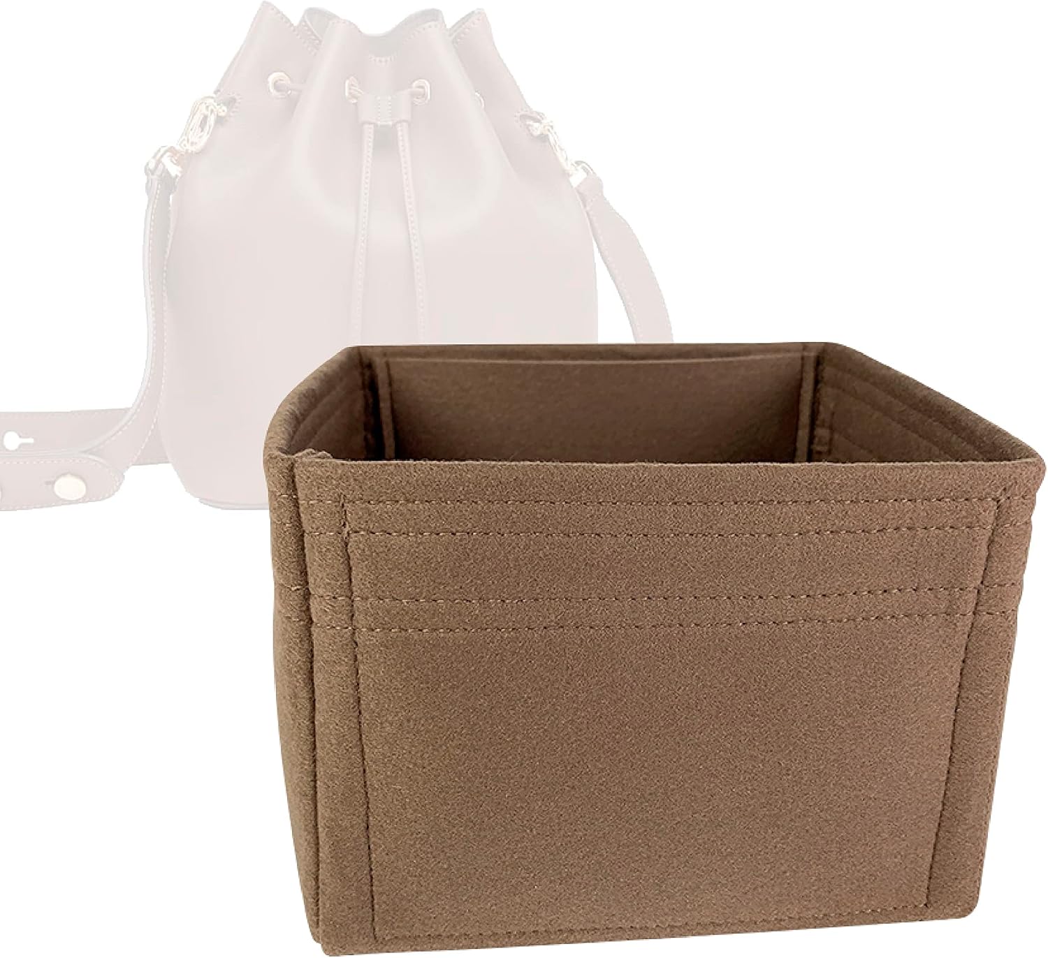 Zoomoni Premium Bag Organizer for Fendi Mon Tresor Small Bucket (Handmade/20 Color Options) [Organiser, Liner, Insert, Shaper]