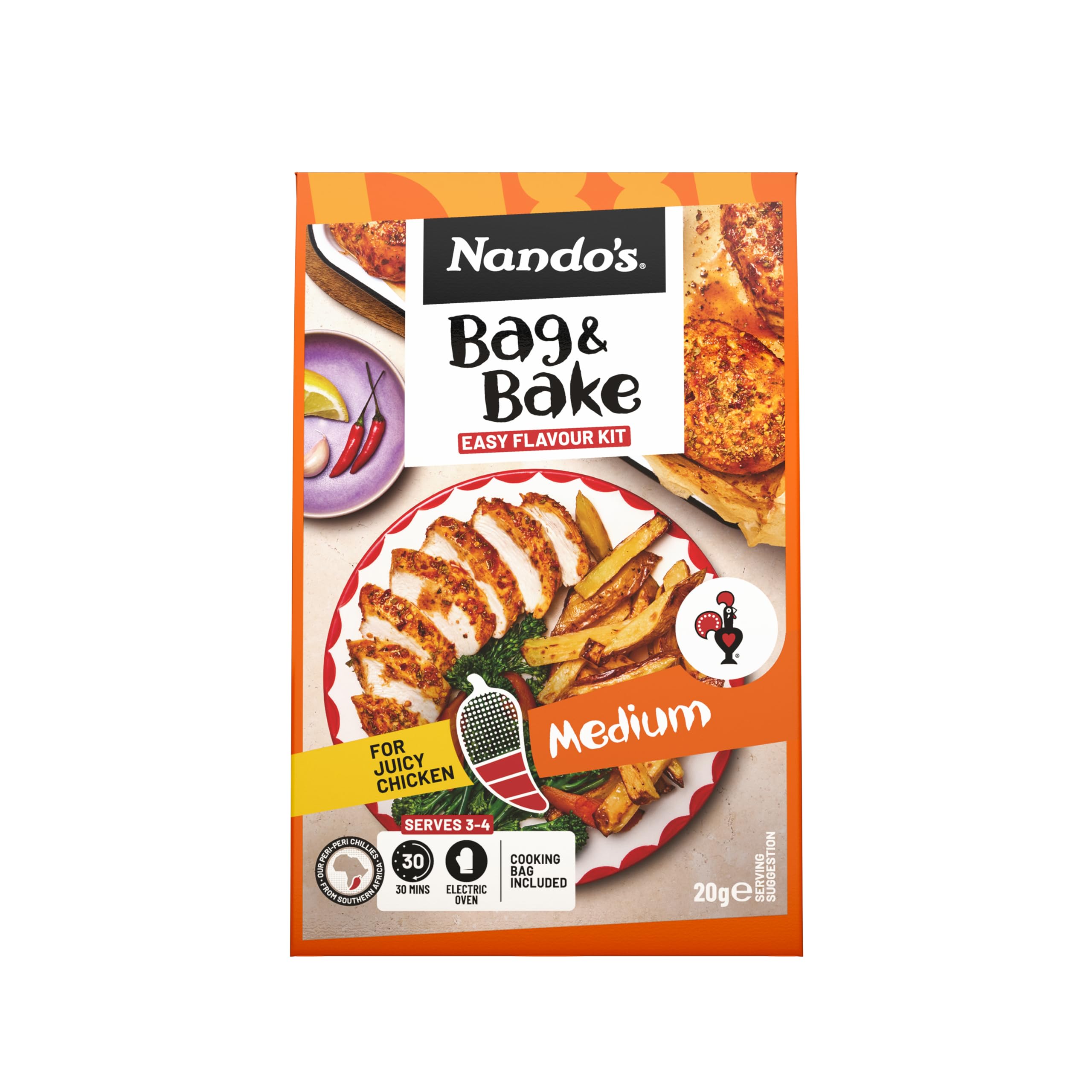 Nandos Peri-Peri Bag & Bake Medium 20g
