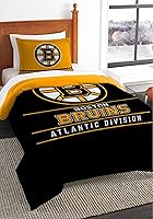 Vista 29 de Juego de edredón y funda de almohada para cama individual o matrimonial/queen, con licencia oficial de la NHL