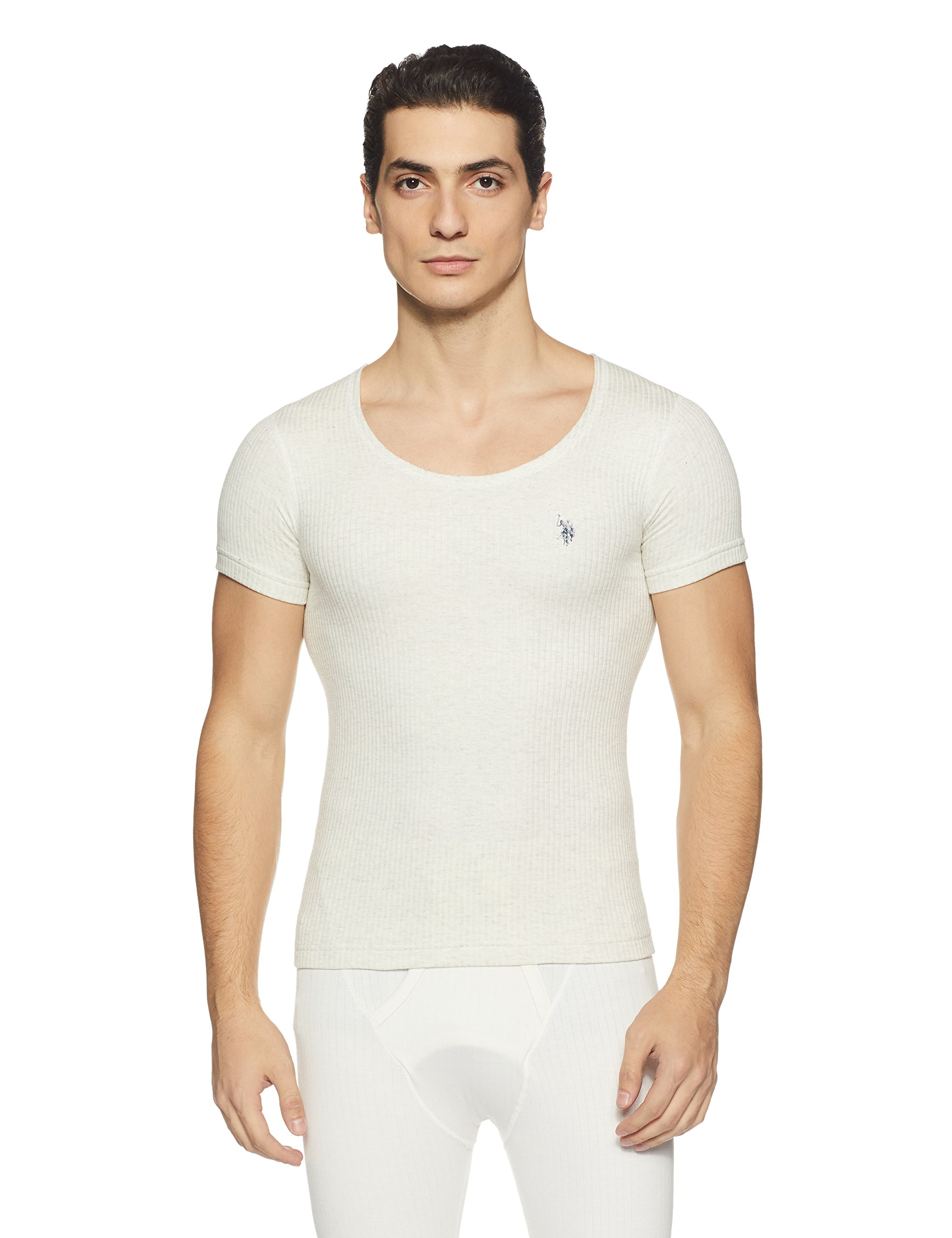 Men's Plain Cotton Regular Fit Thermal Top-image-34