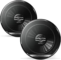 Pioneer TS-G1620F G-Series 6.5-Inch 2-Way Coaxial Car Speakers (Pair) - 300W Max, Balanced Sound, Smooth Treble, OEM Replacement