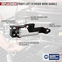 Vista 4 de Manija de puerta interior delantera izquierda cromada, compatible con vehículos Ford, Lincoln y Mercury - Fusion 2006 - 2012, MKZ 2007 - Zephyr