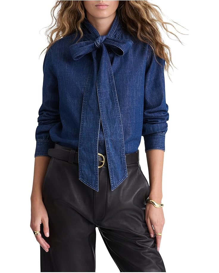 Madewell Denim Kimberly Top In Plumville Wash - Main View