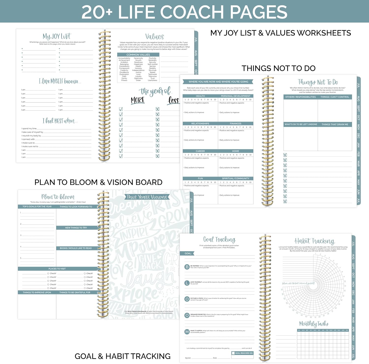 Buy bloom daily planners 20222023 Academic Year Day Planner (July 2022