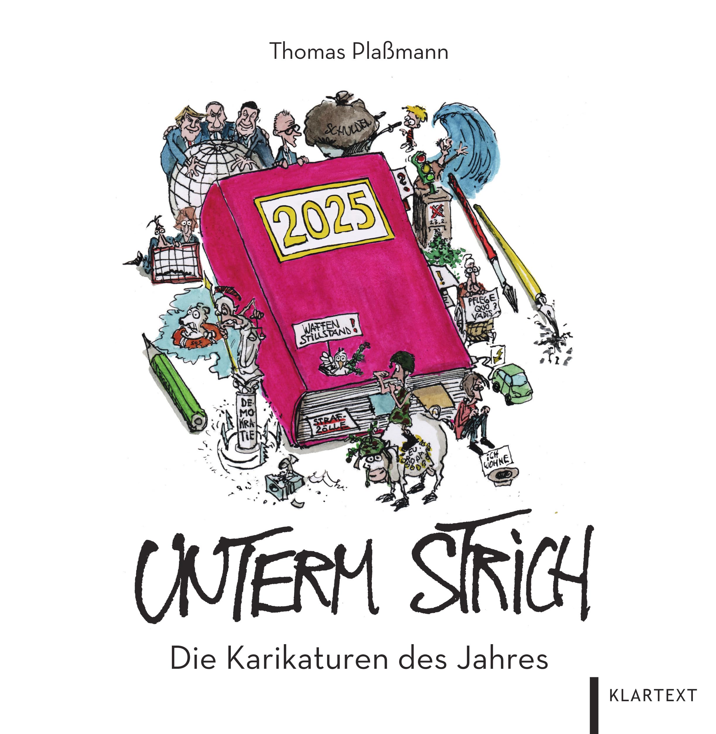 Unterm Strich 2025: Die Karikaturen des Jahres