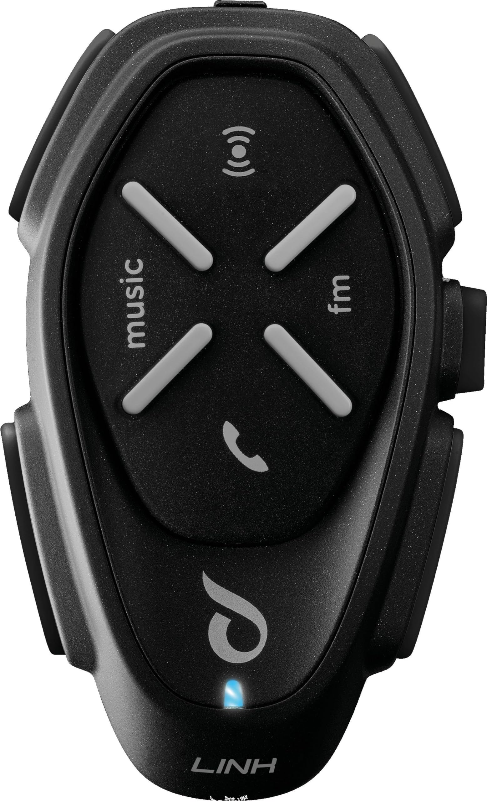 Interphone INTERPHOLINKTP Motorcycle Bluetooth Headset intercom, Black, Medium