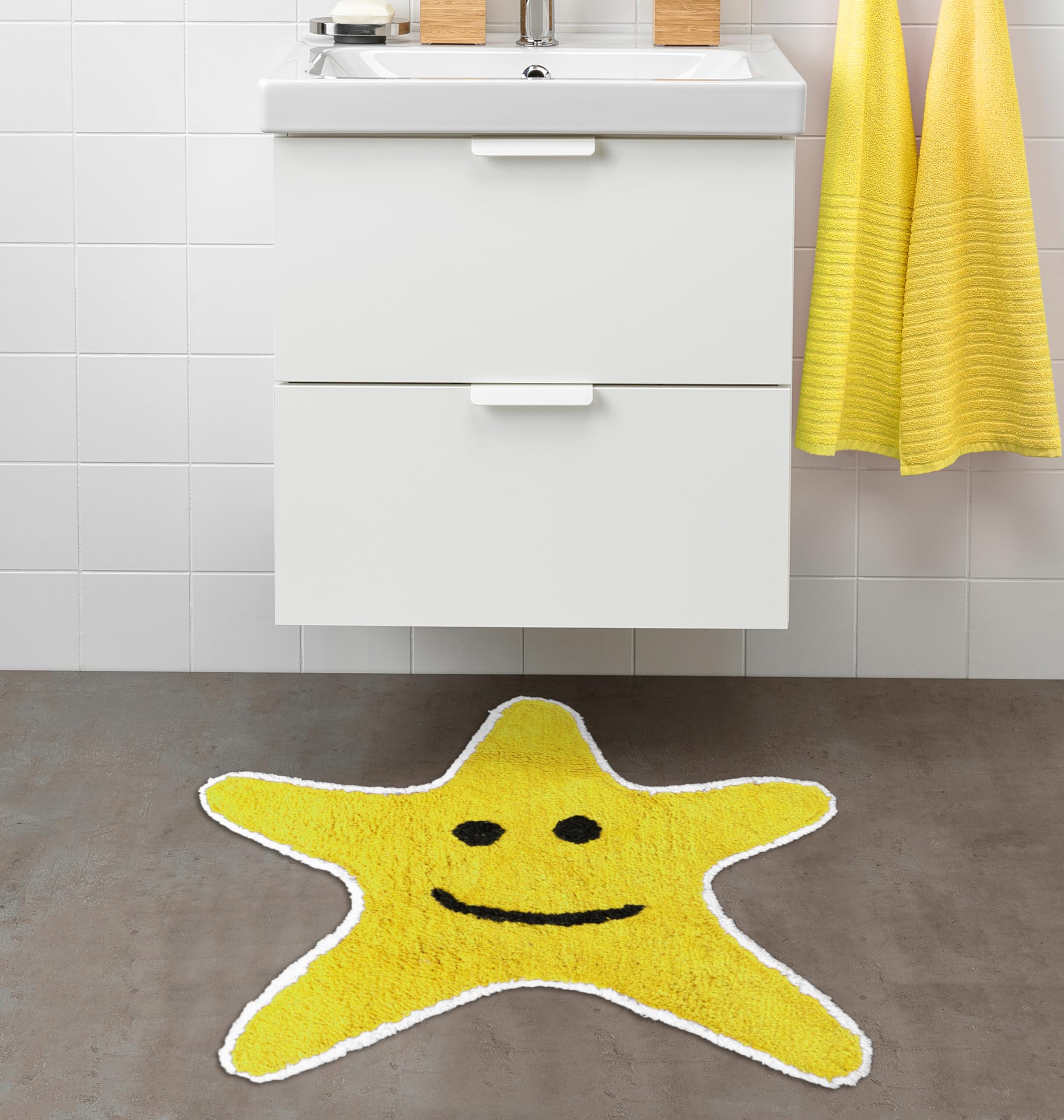 WARISI - Kids Star Fish Animal Bathroom Rug
