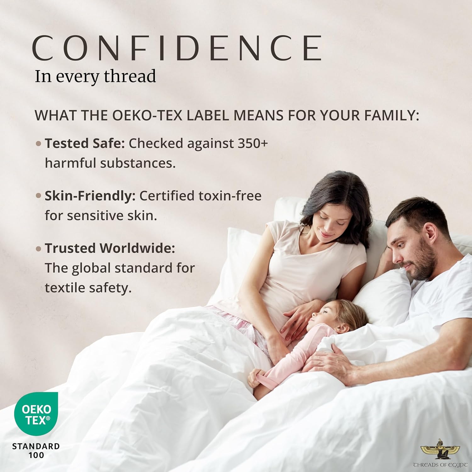 100% Egyptian Cotton Sheets King Size | 1200 Thread Count | CEA Gold Seal Certified | Ultra Soft | Cooling for Hot Sleepers | 18" Deep Pocket | King Size [Grey] - Image 8