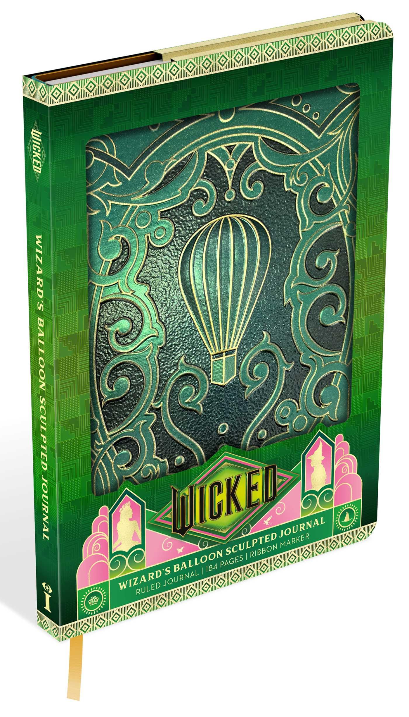 Wicked: Wizard's Balloon Sculpted Journal